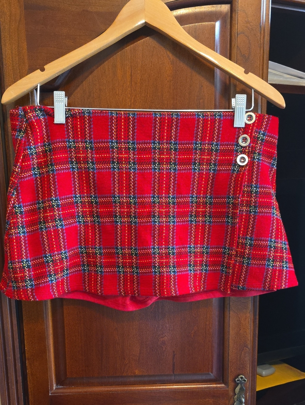 Knitworks Kids Plaid Skort